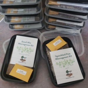 Speckled Pea Microgreen Kit - Medium- Soil